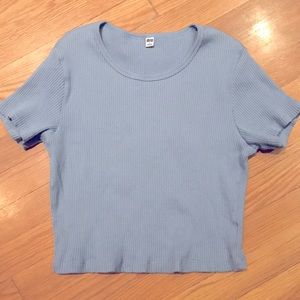 Ribbed croptop Uniqlo